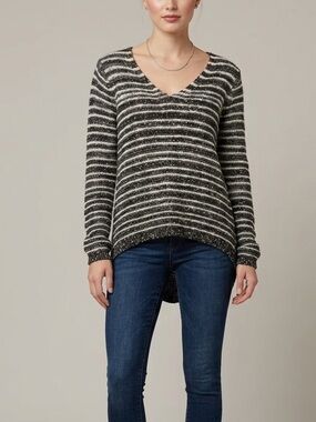 Pink Martini Black And White Sweater